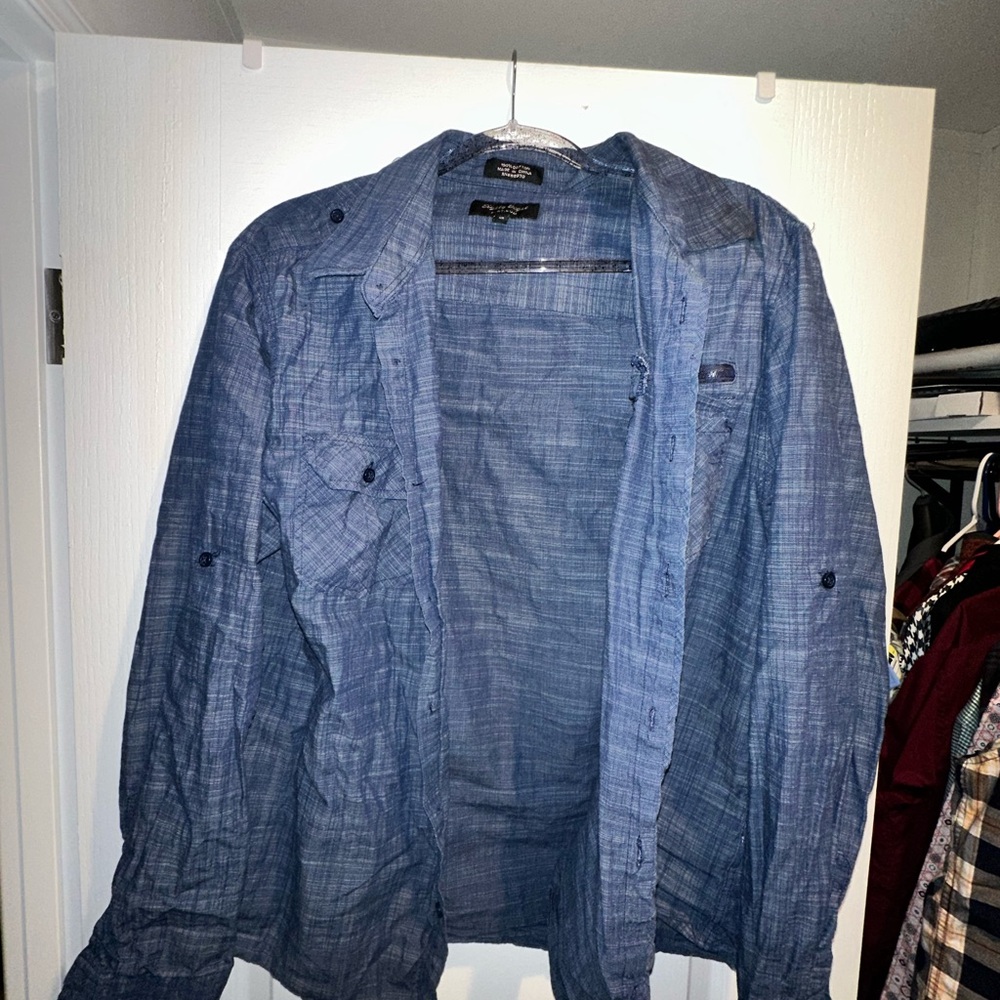 Eighty Eight Men's Blue Shirt